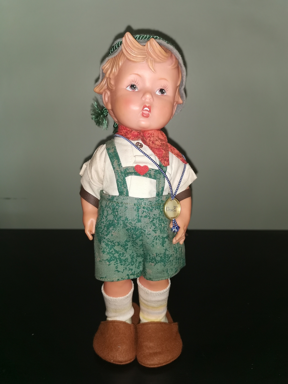 Geobel Hummel Vintage Doll "Schoolβ Boy" 11" 1950 Vinyl
